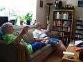 on couch